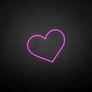 &#39;FULL HEART&#39; neon sign