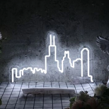 Chicago Neon Sign for City Lovers and Modern Spaces