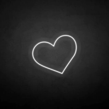 &#39;FULL HEART&#39; neon sign