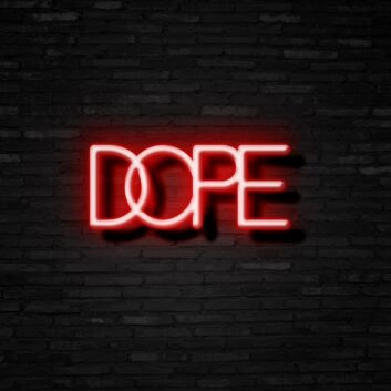 Dope Neon Sign for Stylish and Modern Spaces