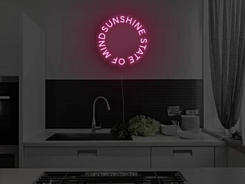 Sunshine State Of Mind Neon Sign for Positive and Happy Spaces