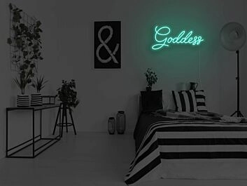 Goddess Neon Sign for Empowering and Spiritual Spaces