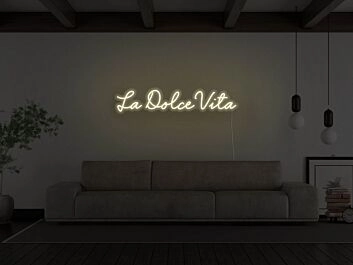 La Dolce Vita Neon Sign for Elegant and Stylish Decor