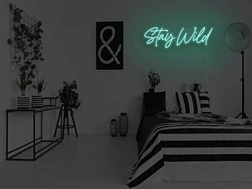 Stay Wild Version 2 Neon Sign for Fun and Playful Spaces