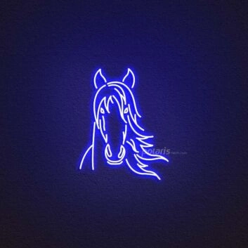 Horse Neon Sign for Animal Lovers and Rustic Decor