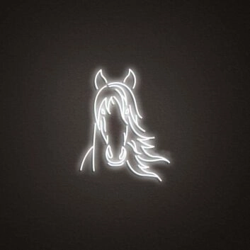 Horse Neon Sign for Animal Lovers and Rustic Decor