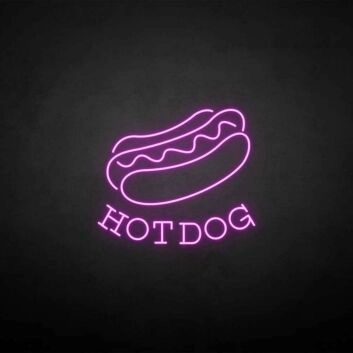 Customize &#39;Hot dog&#39; neon sign