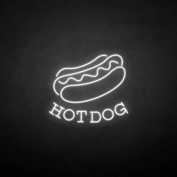 Customize &#39;Hot dog&#39; neon sign