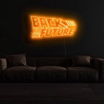 Back to the Future Neon Sign for Movie Fans