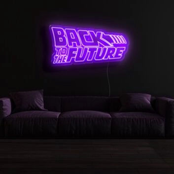 Back to the Future Neon Sign for Movie Fans