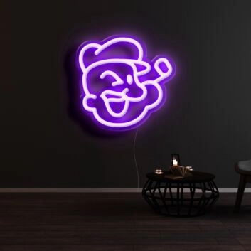 Popeye Neon Sign for Cartoon Fans