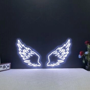 Angel Wings V1 Neon Sign for Spiritual and Peaceful Spaces