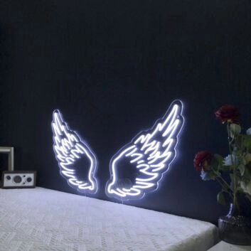 Angel Wings V1 Neon Sign for Spiritual and Peaceful Spaces
