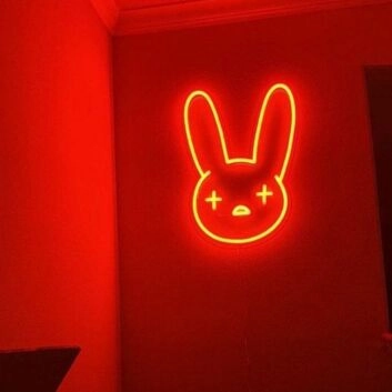 Bad Bunny Neon Sign for Music Fans and Bold Spaces