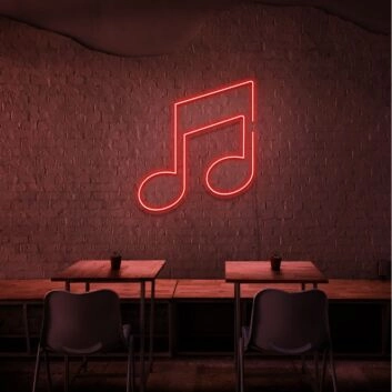 Music Note V1 Neon Sign for Music Lovers and Artistic Decor