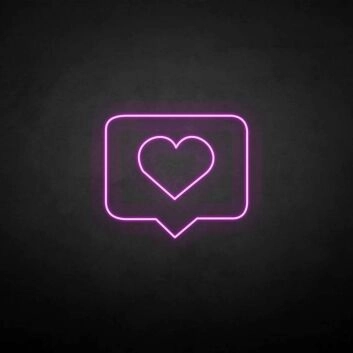 Love letter&#39; neon sign