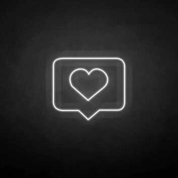 Love letter&#39; neon sign