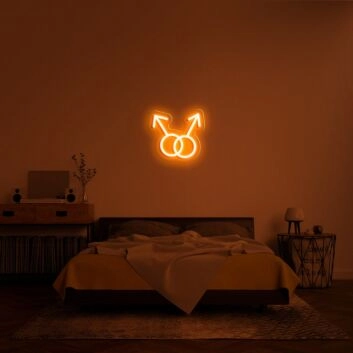 Man Man Neon Sign for Fun and Bold Spaces