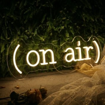On Air V1 Neon Sign for Studios and Broadcasting Spaces
