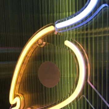 Pelican Bird Neon Sign for Nature and Whimsical Decor