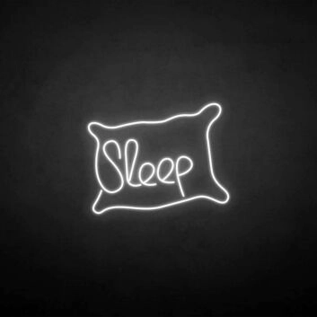 Sleep  neon sign