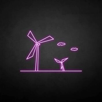 &#39;Windmill&#39; neon sign