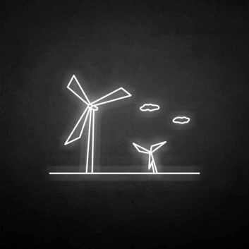 &#39;Windmill&#39; neon sign