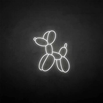 &#39;Balloon dog&#39; neon sign