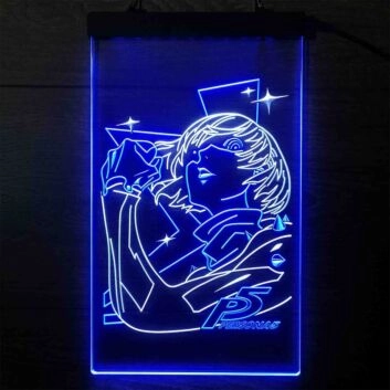 Persona 5 Makoto Nijima Dual LED Neon Sign for Anime and Game Fans