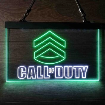 Call Of Duty Dual LED Neon Sign for Gaming Fans