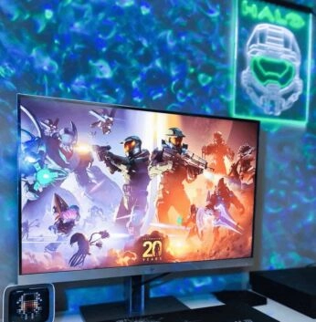 Halo Infinite Helmet Dual LED Neon Sign for Gaming Fans