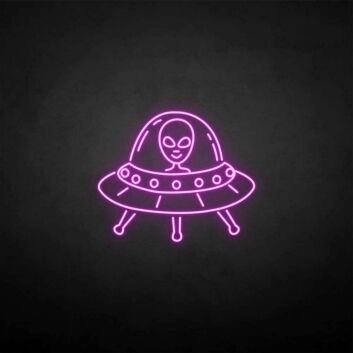 Extraterrestrial 	Alien  neon sign
