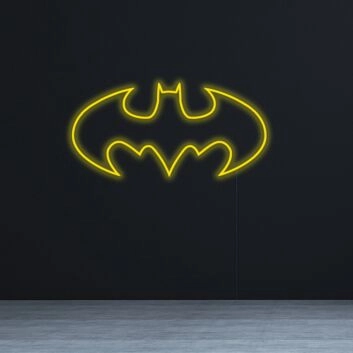 Batman Neon Sign for Superhero Fans and Themed Decor