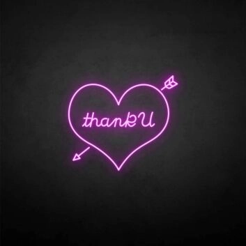 Customize &#39;Thank you&#39; neon sign