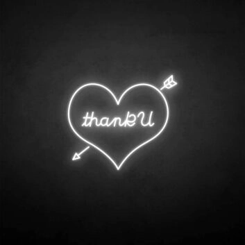 Customize &#39;Thank you&#39; neon sign