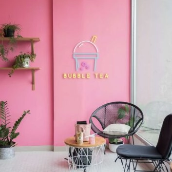 Bubble Milk Tea Neon Sign for Refreshing and Fun Spaces