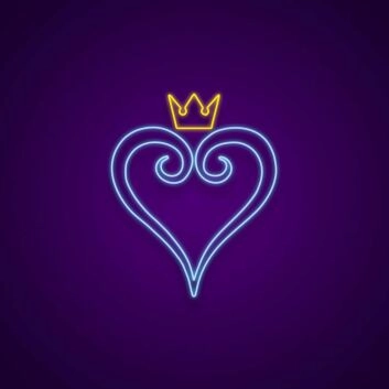 Kingdom Hearts Neon Sign for Game Fans