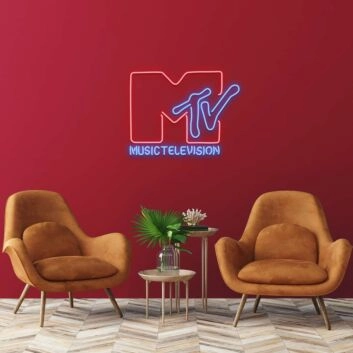 MTV Neon Sign for Music Lovers