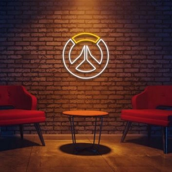 Overwatch V1 Neon Sign for Video Game Fans
