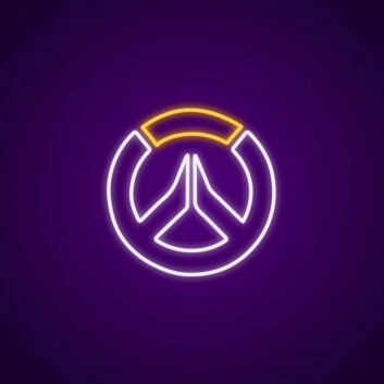 Overwatch V1 Neon Sign for Video Game Fans