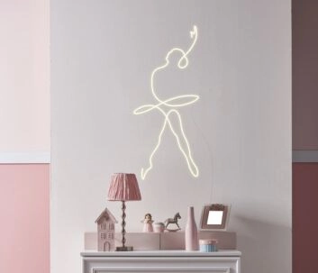 Ballet Dancer Neon Sign for Dance Enthusiasts