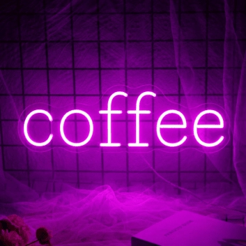 Coffee Neon Sign for Coffee Lovers and Cafes