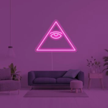Psychic Eye Neon Sign for Mystical and Whimsical Spaces