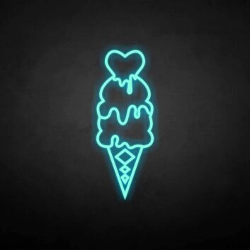 &#39;Ice Cream&#39; neon sign