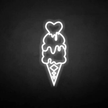 &#39;Ice Cream&#39; neon sign