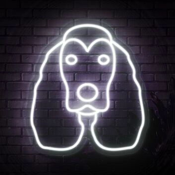 Cockerspaniel Neon Sign for Pet Lovers
