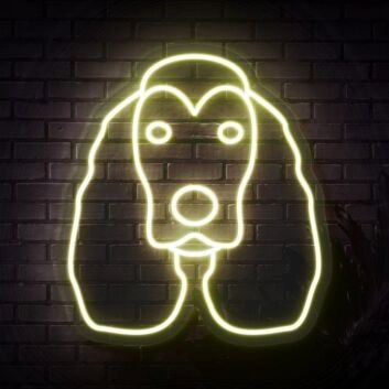 Cockerspaniel Neon Sign for Pet Lovers