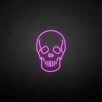 Skeleton&#39; neon sign