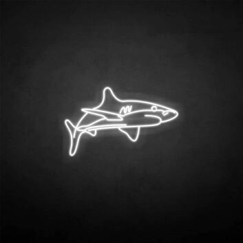 &#39;Shark&#39; neon sign