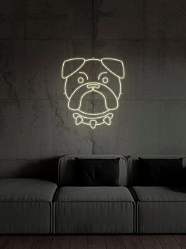 Bulldog Neon Sign for Pet Lovers